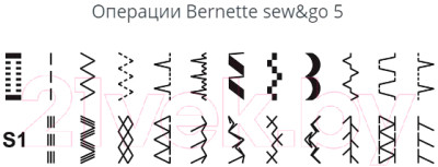 Швейная машина Bernina Bernette Sew&Go 5 - фото 4 - id-p217414989