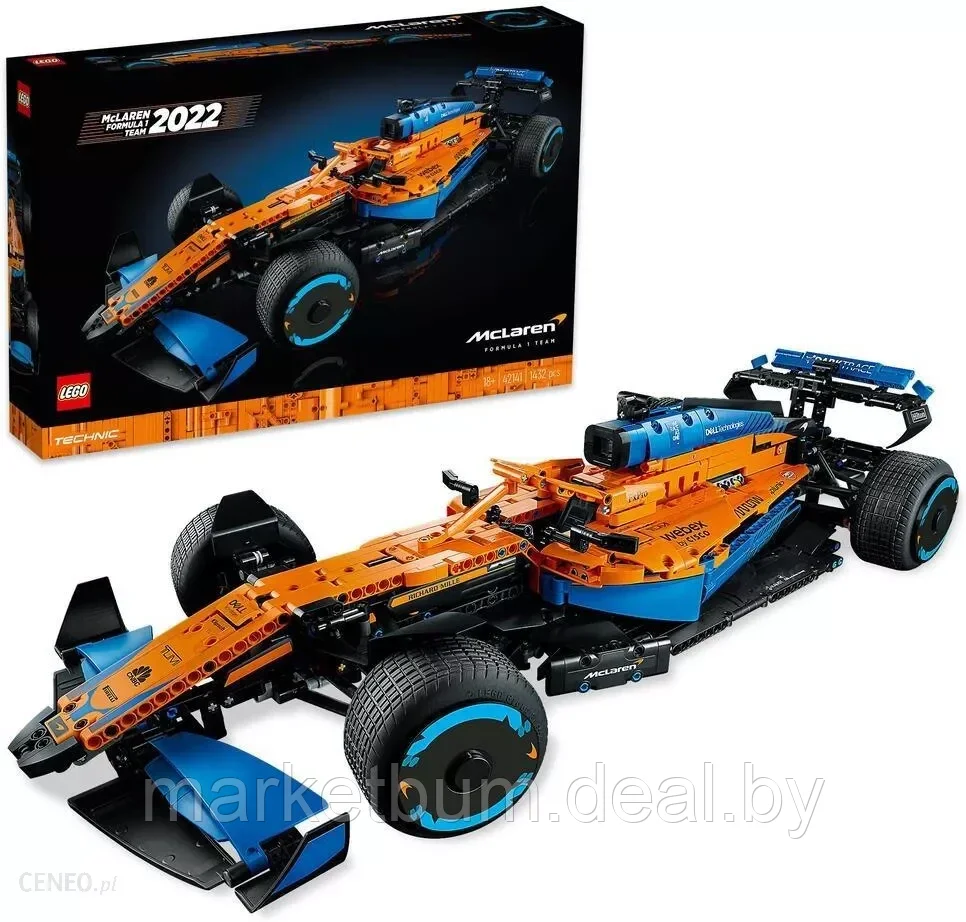LEGO Technic 42141 гоночный автомобиль McLaren Formula 1 - фото 1 - id-p215231471