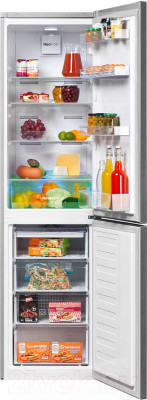 Холодильник с морозильником Beko RCNK335E20VX - фото 3 - id-p217420446
