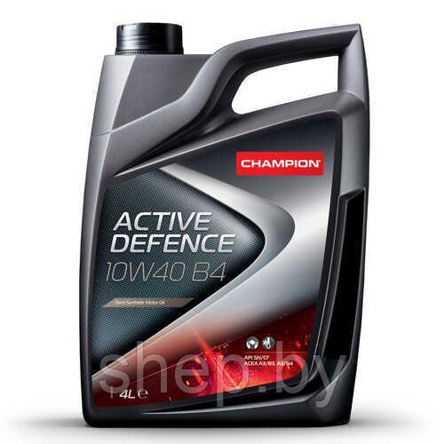 Моторное масло Champion Active Defence 10W40 B4 4L