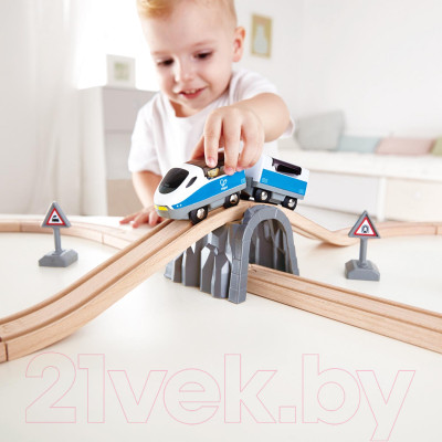 Железная дорога игрушечная Hape Набор пассажирских поездов / E3729-HP - фото 2 - id-p217416528