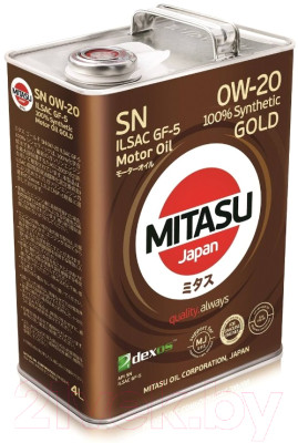 Моторное масло Mitasu Gold 0W20 / MJ-102-4 - фото 1 - id-p217419810