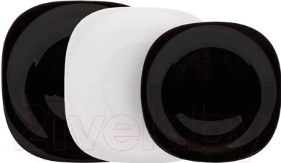 Набор тарелок Luminarc Carine Black/White N1479 - фото 2 - id-p217449359