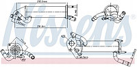 Радиатор EGR 989449 Ford Transit