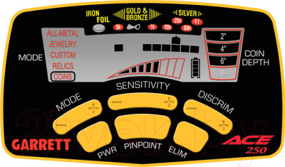 Металлоискатель Garrett Ace 250 / 1139080 - фото 6 - id-p217446324