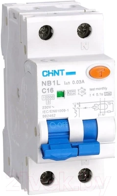Дифференциальный автомат Chint NB1L 1P+N C25 30mA AC 10KA (36mm) (R) - фото 1 - id-p217447084