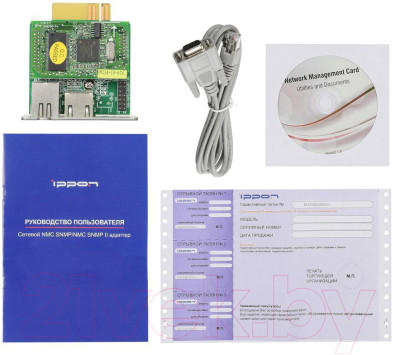 Сетевой адаптер IPPON NMC SNMP II card Innova G2/RT II/Smart Winner II (1022865) - фото 8 - id-p217438982