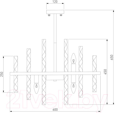 Люстра Bogate's Smart 367/9 - фото 4 - id-p217416869