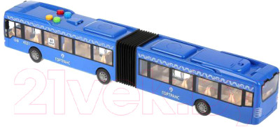 Автобус игрушечный Технопарк BUS-45PL-BU - фото 2 - id-p217449526