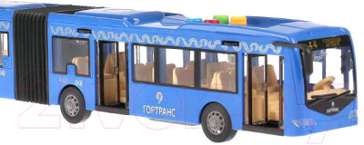 Автобус игрушечный Технопарк BUS-45PL-BU - фото 3 - id-p217449526