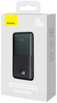 Портативное зарядное устройство Baseus Bipow Pro Digital Display 10000mAh / PPBD040201 - фото 6 - id-p217464009