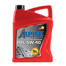 Моторное масло Alpine RSL 5W-40 5L