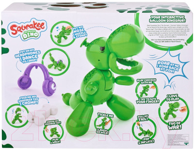 Интерактивная игрушка Squeakee Динозавр / 39164 - фото 6 - id-p217447751