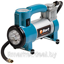 Автомобильный компрессор Bort BLK-252-LT (91271099) (7 атм, 25 л/мин, фонарь)