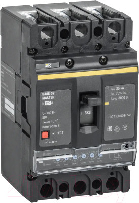 Выключатель автоматический IEK ВА 88- 32 3п 125А 35кА С / SVA11-3-0125-02 - фото 1 - id-p217489703