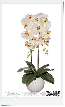 Цветочная композиция из орхидей в горшке R-405, фото 3