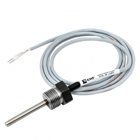 Погружной кабельный датчик температуры жидкости 50 мм EKF RTD10-SCR50-PT1000 - фото 1 - id-p217510010