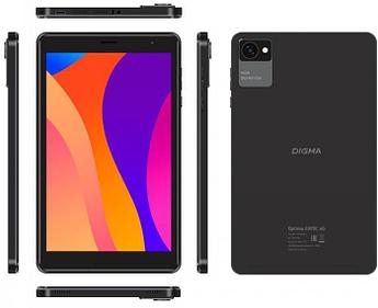 DIGMA Optima 8305C 4G SC9863A (1.6) 8C RAM3Gb ROM32Gb 8 IPS 1280x800 3G Android 12 черный 5Mpix 2Mpix BT GPS