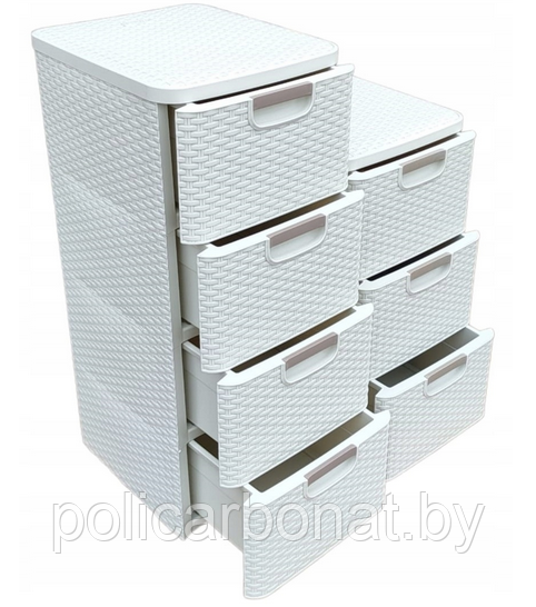 Комод X4 STYLE RATTAN DRAWER x4 OWH 885, кремовый. - фото 3 - id-p107895929