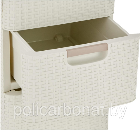 Комод X4 STYLE RATTAN DRAWER x4 OWH 885, кремовый. - фото 5 - id-p107895929