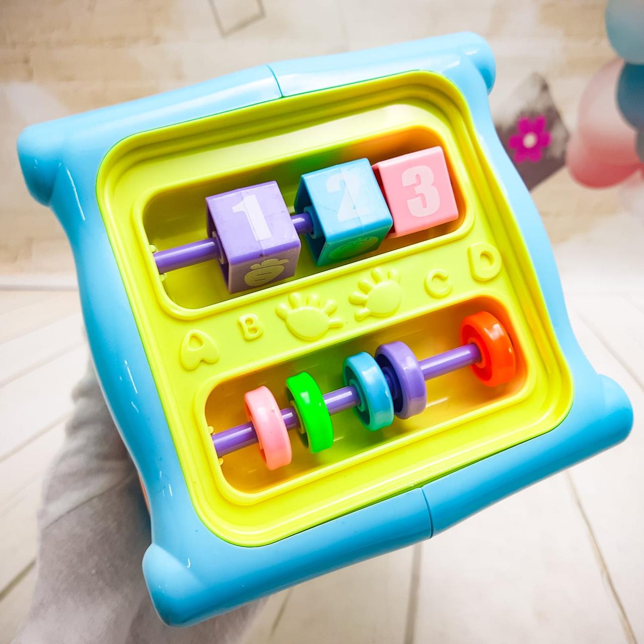 Игрушка интерактивная Развивающий куб 6 в 1 Mommy Love 6 в 1 (бизиборд музыкальный для самых маленьких, - фото 2 - id-p217513883