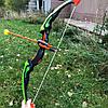 Игровой набор: Светящийся лук и стрелы на присосках Archery Set 881-23A, 6+ Зеленый, фото 8