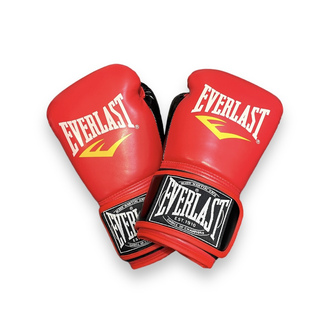 ПЕРЧАТКИ БОКСЕРСКИЕ EVERLAST (Red) - фото 1 - id-p217514401