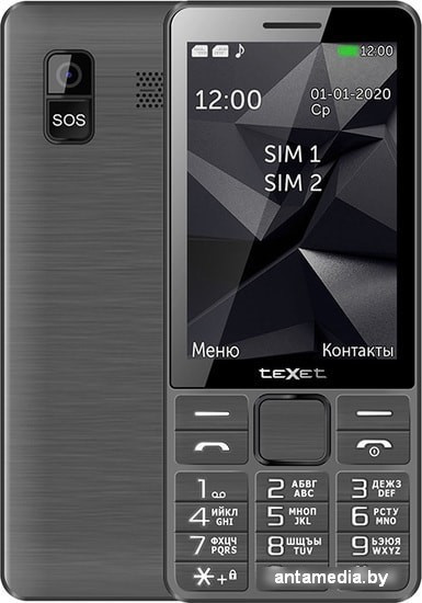 Мобильный телефон TeXet TM-D324 (черный) - фото 1 - id-p217514407