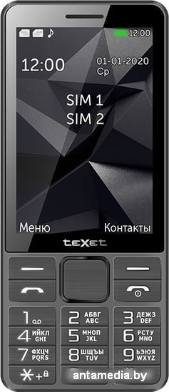 Мобильный телефон TeXet TM-D324 (черный) - фото 2 - id-p217514407