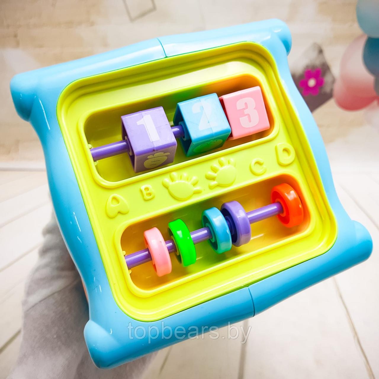 Игрушка интерактивная Развивающий куб 6 в 1 Mommy Love 6 в 1 (бизиборд музыкальный для самых маленьких, - фото 2 - id-p217515527