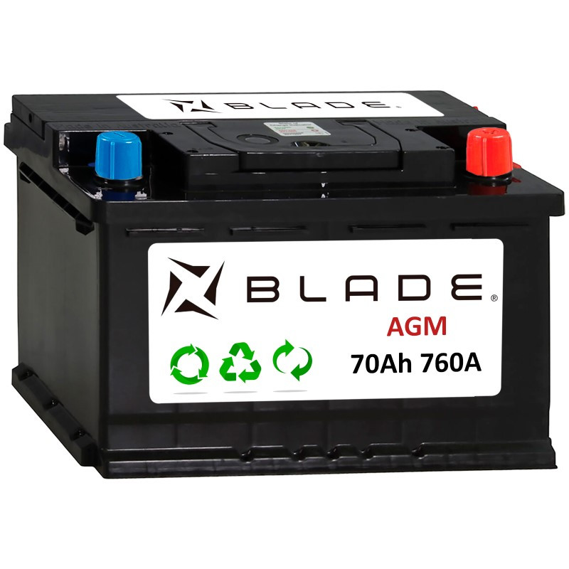 Аккумулятор Blade AGM 70 R / 70Ah / 760А