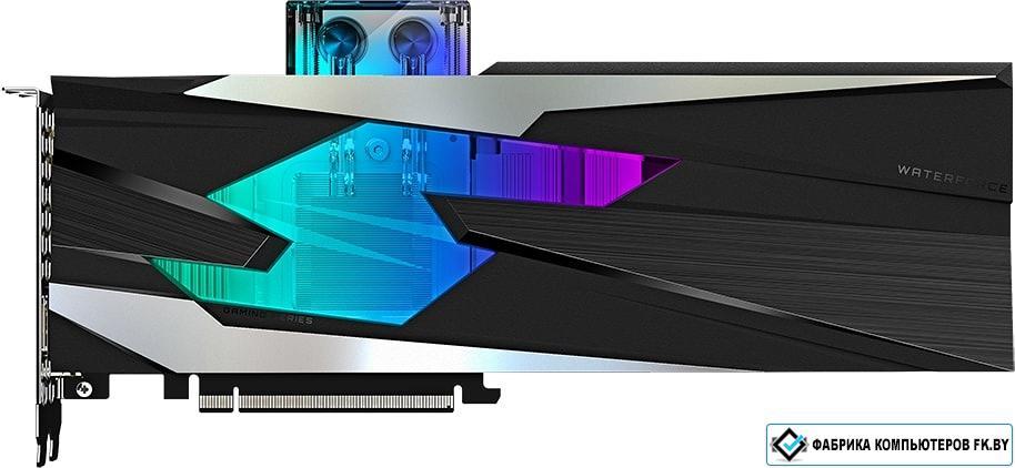 Видеокарта Gigabyte GeForce RTX 3080 Gaming OC Waterforce WB 10GB GDDR6X (rev. 2.0) - фото 1 - id-p217524882