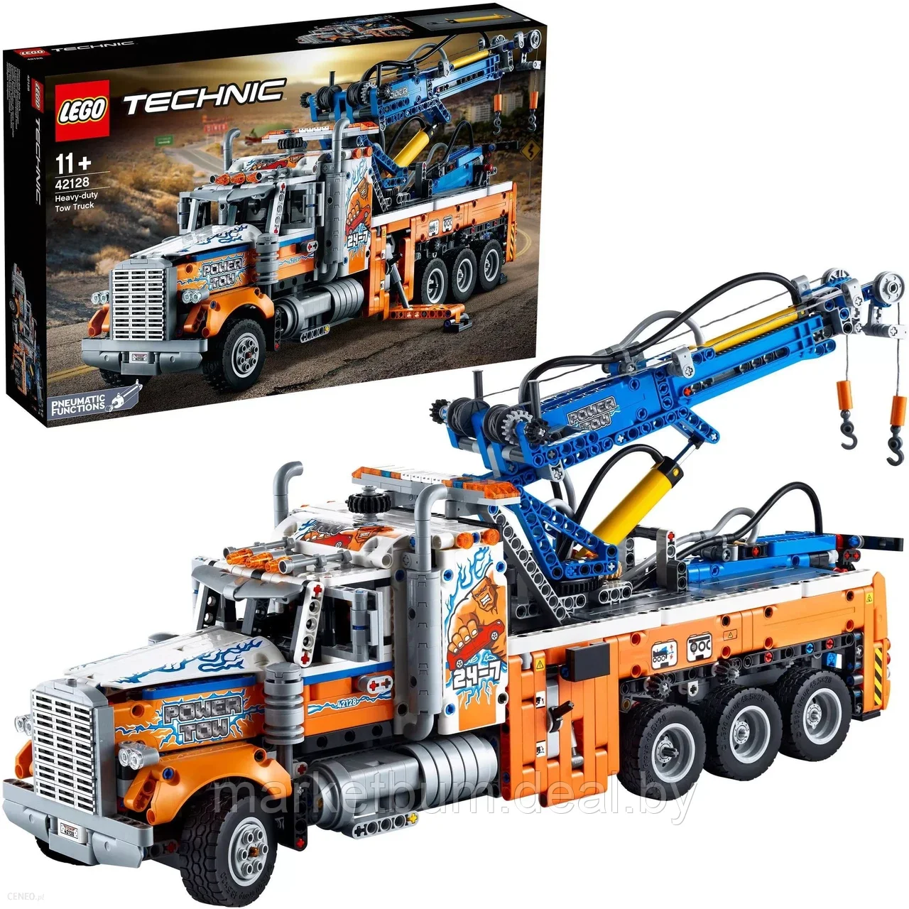Конструктор LEGO Technic 42128, Грузовой эвакуатор. - фото 1 - id-p215312500