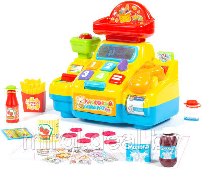 Касса игрушечная Полесье Кассовый аппарат для супермаркета / 77073 - фото 2 - id-p217525447