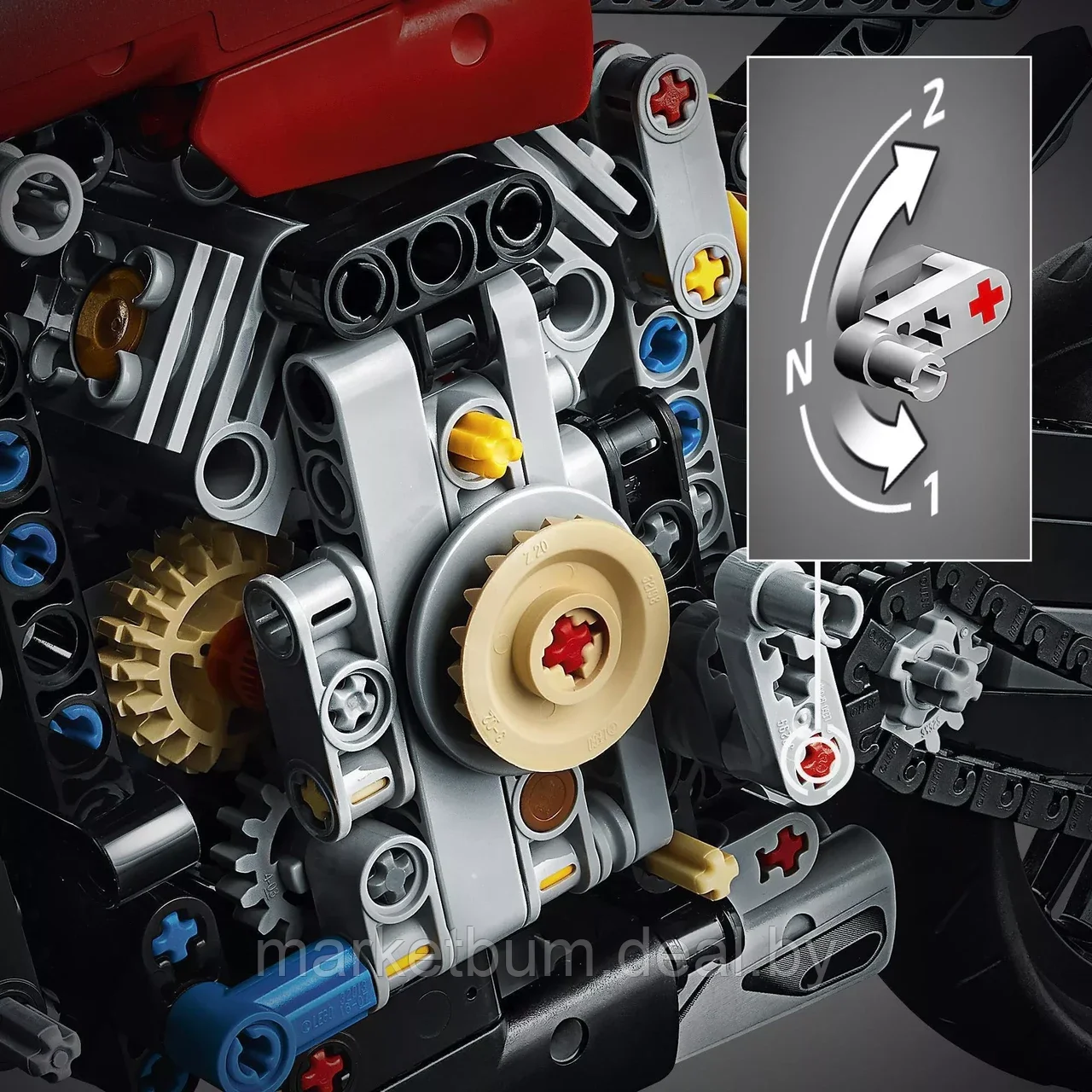 Конструктор LEGO Technic, Ducati Panigale V4 R, 42107 - фото 9 - id-p215272319