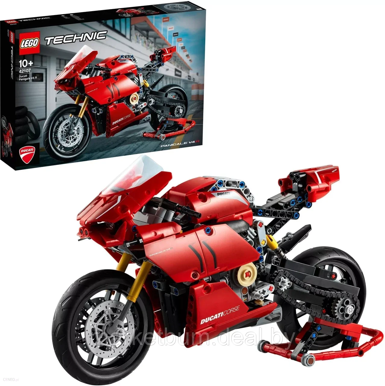 Конструктор LEGO Technic, Ducati Panigale V4 R, 42107 - фото 1 - id-p215272319
