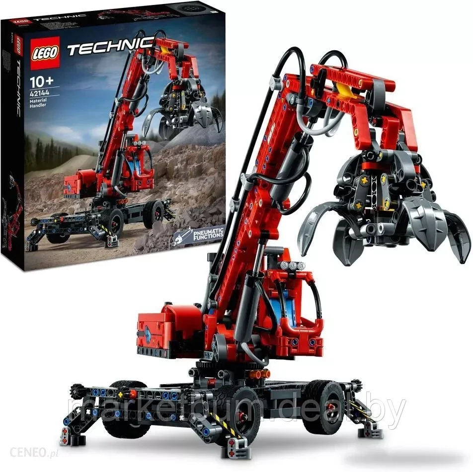 Конструктор LEGO Technic 42144, Кран с захватом. - фото 1 - id-p215318943