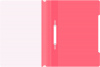 Папка-скоросшиватель Бюрократ -PS20PINK A4 прозрач.верх.лист пластик розовый 0.12/0.16 - фото 2 - id-p217527363