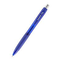 Ручка шариковая автоматическая Axent City AB1082, синяя, синий корпус, 0.7мм