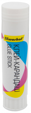 Клей-карандаш Silwerhof 40гр ПВА термоусадочная упаковка, 1563327, фото 1