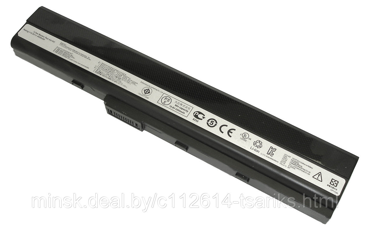 Аккумулятор для Asus K42, K52, K62, A40, A50, A52, N82, P42, P52, Pro5, Pro8, X8F, X42, X52, X5K, X62, B53, - фото 1 - id-p217528206