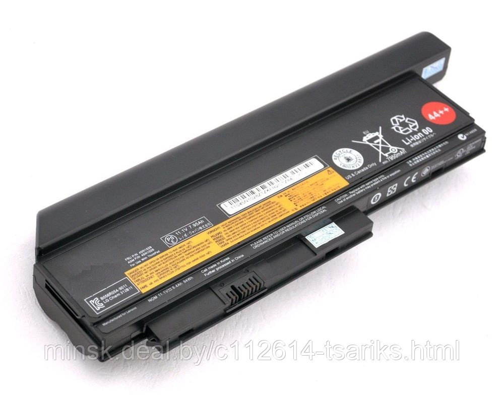 Аккумулятор ноутбука Lenovo ThinkPad X220, X220i, X220s, X230, (0A36280; 42T4861), 6600mAh, 11.1V - фото 1 - id-p217528221