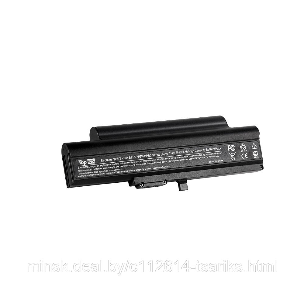 Аккумулятор для ноутбука (батарея) Sony Vaio VGN-TX Series. 7.4V 10400mAh 77Wh, усиленный. PN: VGP-BPS5A, - фото 1 - id-p217528254