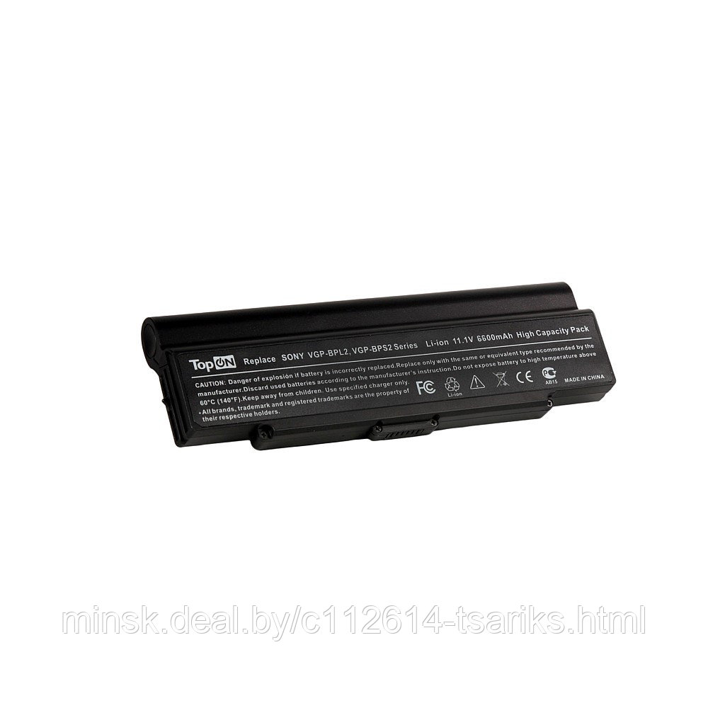 Аккумулятор для ноутбука (батарея) Sony Vaio VGN-AR, VGN-C, VGN-FE, VGN-N, VGN-S, VGN-Y Series. 11.1V 6600mAh - фото 1 - id-p217528028