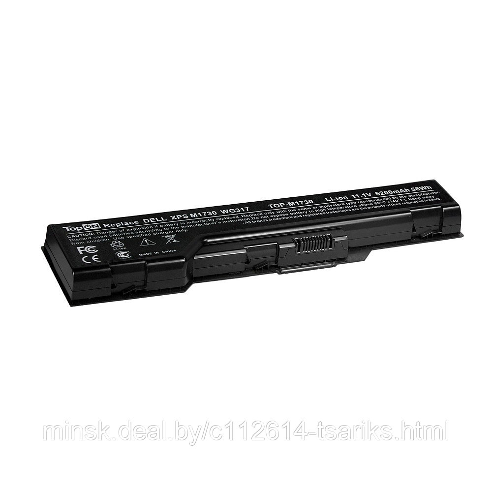 Аккумулятор для ноутбука (батарея) Dell XPS M1730, 1730 Series. 11.1V 5200mAh 58Wh. PN: XG510, HG307 - фото 1 - id-p217528551