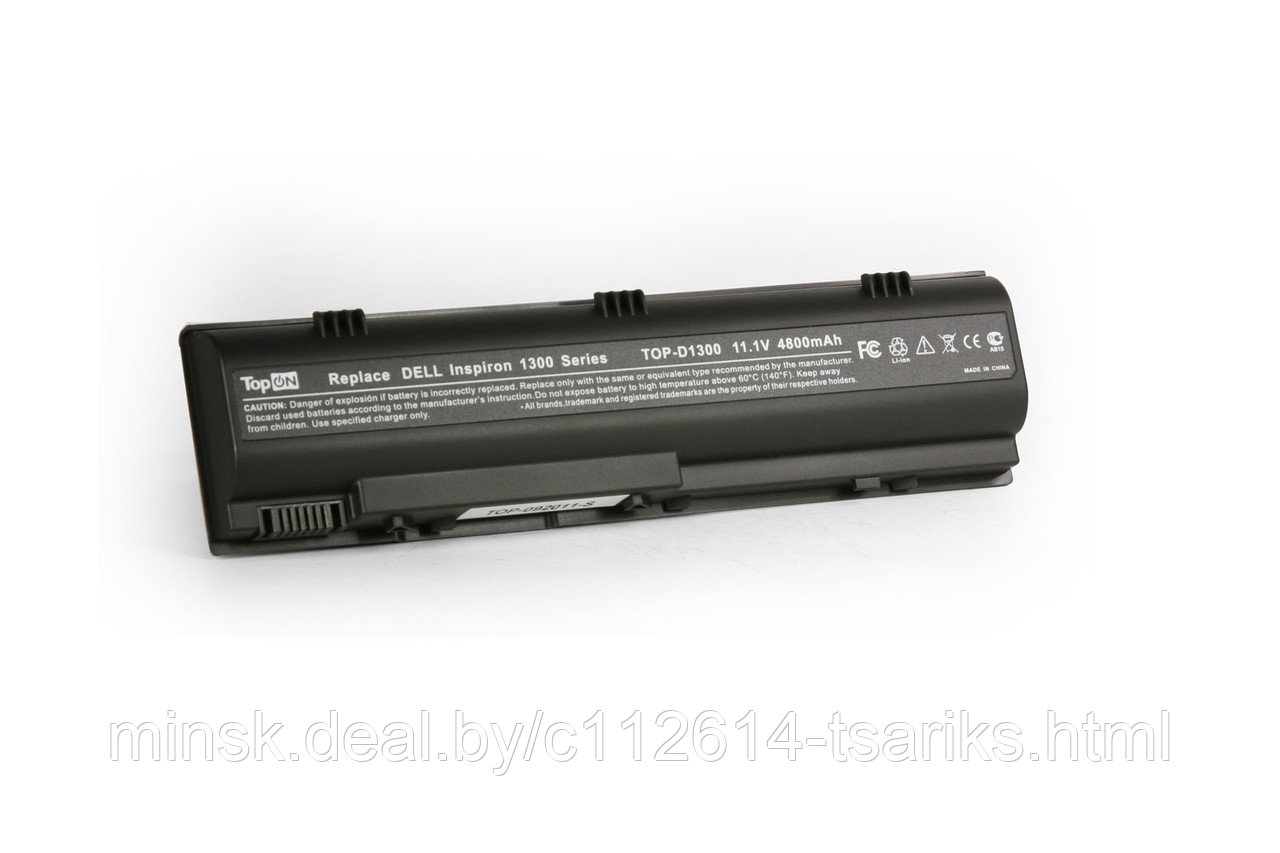 Аккумулятор для ноутбука (батарея) Dell Inspiron 1300, B120, B130, Latitude 120L Series. 11.1V 4800mAh PN: - фото 1 - id-p217528004