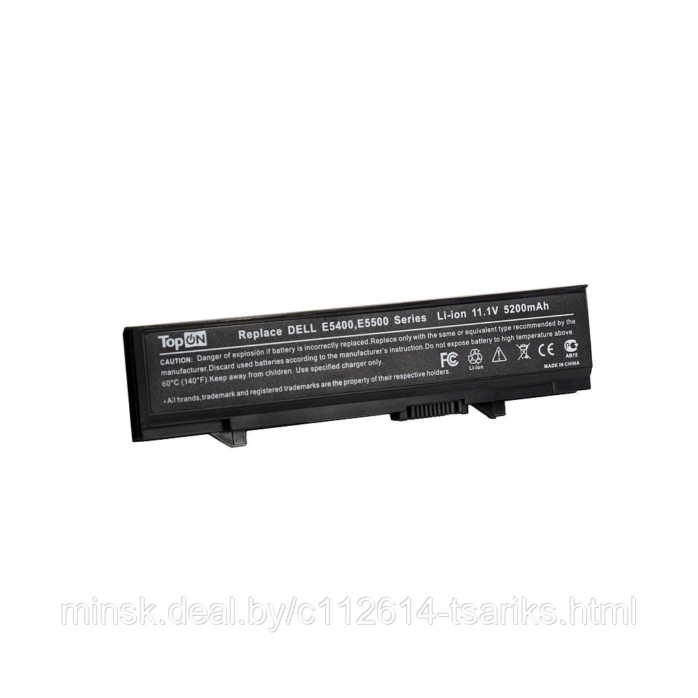 Аккумулятор для ноутбука (батарея) Dell Latitude E5400, E5410, E5500, E5510 Series. 11.1V 5200mAh 58Wh. PN: - фото 1 - id-p217527997