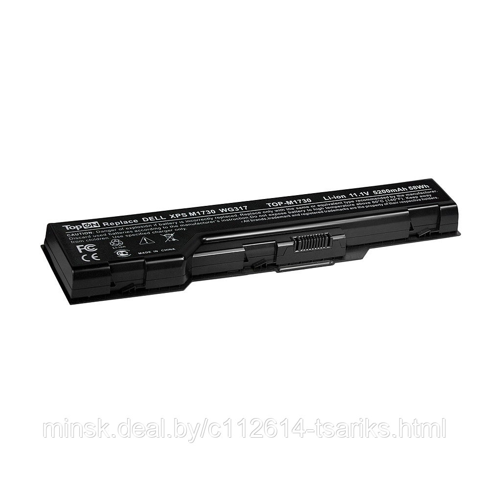 Аккумулятор для ноутбука Dell XPS M1730, 1730 Series. 11.1V 5200mAh 58Wh. PN: XG510, HG307 - фото 1 - id-p217527893