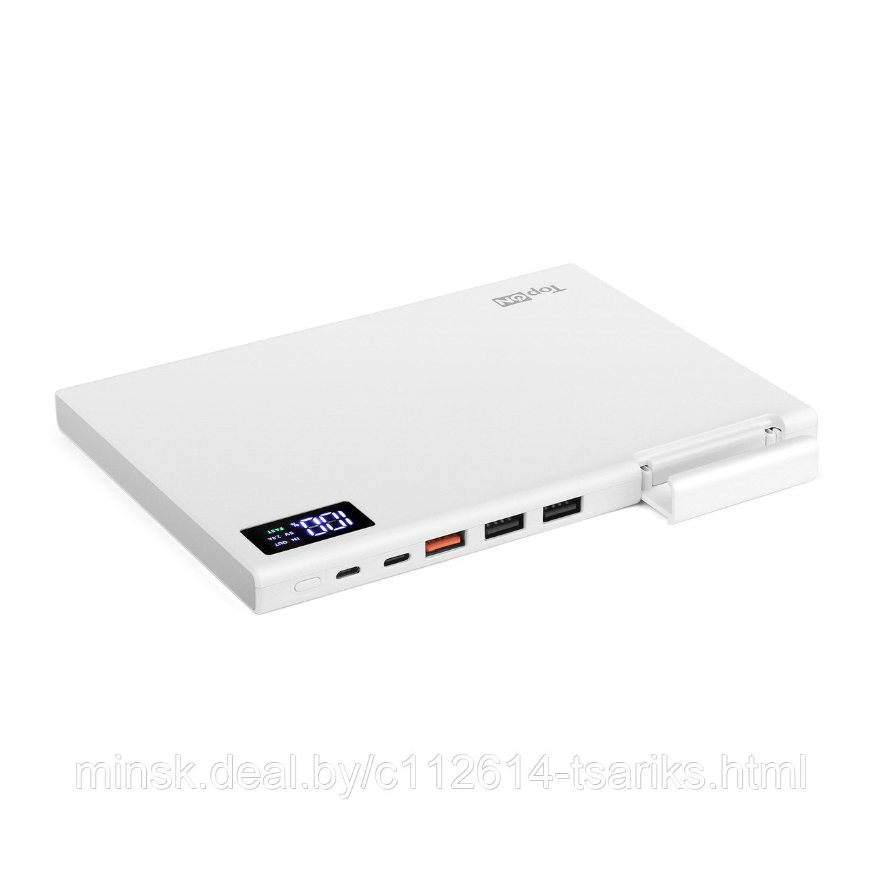 Внешний аккумулятор TopON TOP-MAX2 30000mAh QC3.0, Power Delivery. Type-C, MicroUSB, 3 USB-порта и кредл. - фото 1 - id-p217527631