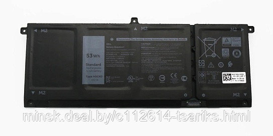 Аккумулятор для Dell Latitude 3410, 3510, Vostro 5300, 5401, 5501, (H5CKD), 53Wh, 3533mAh, 15V - фото 1 - id-p217527619